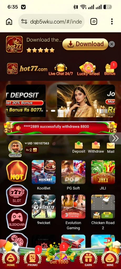 Hot77 Game APK